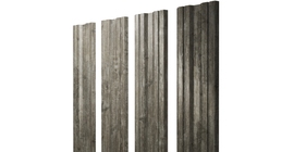 Штакетник Twin с прямым резом 0,45 Print Elite Nordic Wood TwinColor