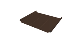 Кликфальц Pro Line Grand Line 0,5 Drap с пленкой на замках RAL 8017 шоколад