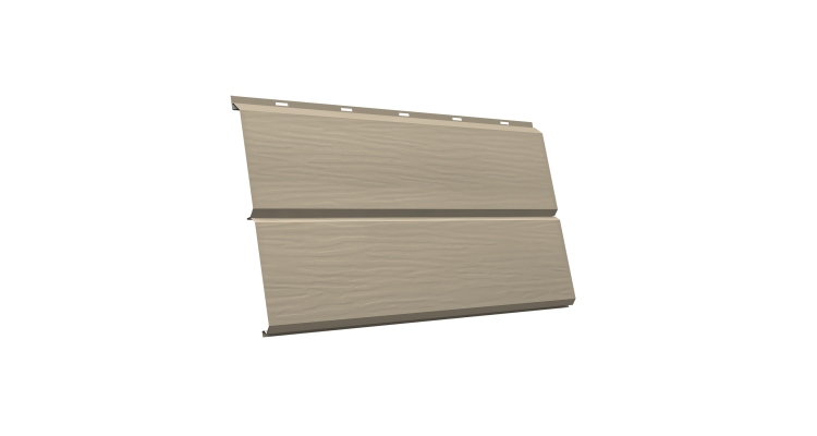 ЭкоБрус 3D 0,345 GL 0.5 Satin с пленкой RAL 1015 светлая слоновая кость