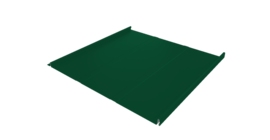 Фальц двойной стоячий Line Grand Line 0,5 Satin Matt с пленкой на замках RAL 6005 зеленый мох