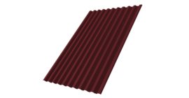 Профнастил С21R 0.45 Drap TX RAL 3005 красное вино