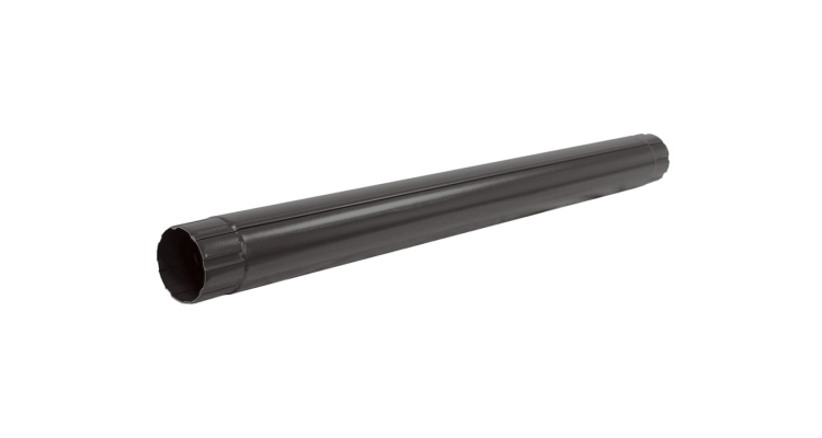 Труба круглая соединительная 90мм, 1м PU Мatt RR 32 темно-коричневый