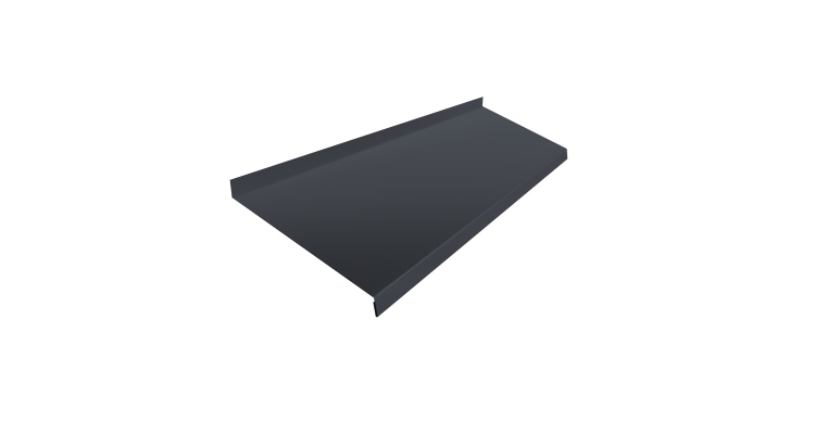 Отлив простой 250 0,5 Drap RAL 7024 мокрый асфальт (2м)