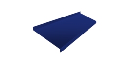 Отлив простой 250 0,45 PE с пленкой RAL 5002 ультрамариново-синий (3м)