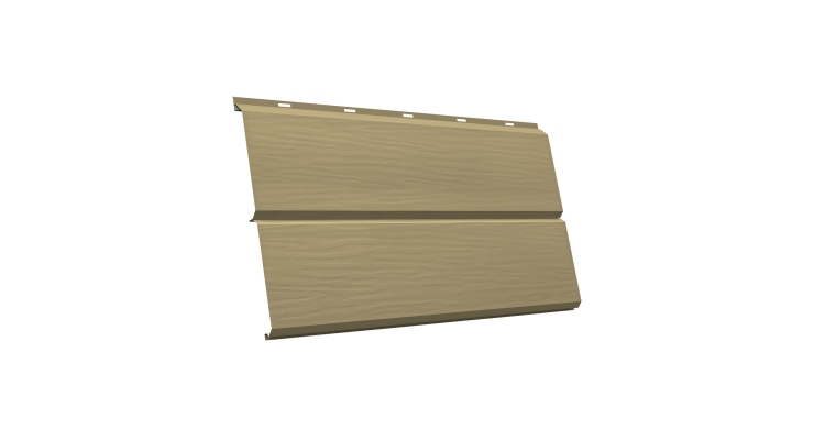 ЭкоБрус 3D 0,345 GL 0.45 PE с пленкой RAL 1014 слоновая кость