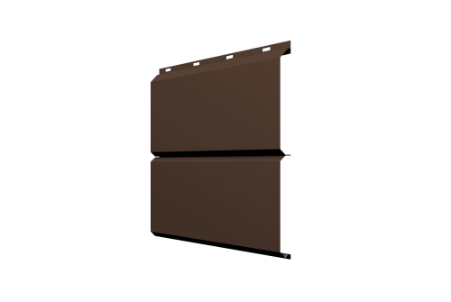 ЭкоБрус 0,345 GL 0.5 Satin с пленкой RAL 8017 шоколад