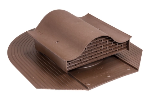 Вентиль кровельный Vilpe Huopa/slate KTV коричневый