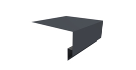 Планка околооконная сложная Блок-хаус new 200х75х27 0,5 Drap TX RAL 7024 мокрый асфальт (2м)