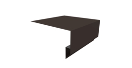 Планка околооконная сложная Блок-хаус new 250х75х27 0,45 Drap TX RR 32 темно-коричневый (3м)