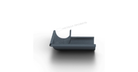 Угол желоба наружный Металл Профиль Foramina Freeze D125 Grey