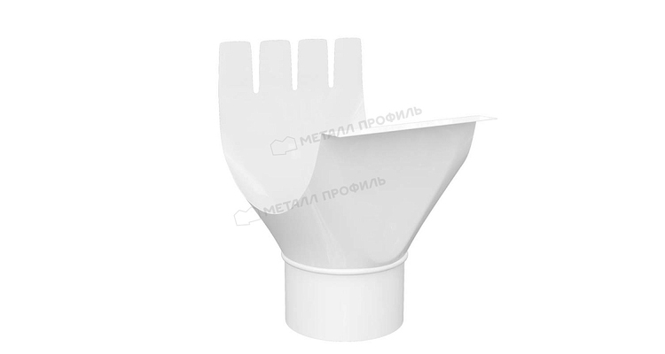 Воронка выпускная Металл Профиль GRANDSYSTEM D125/90 RAL 9010