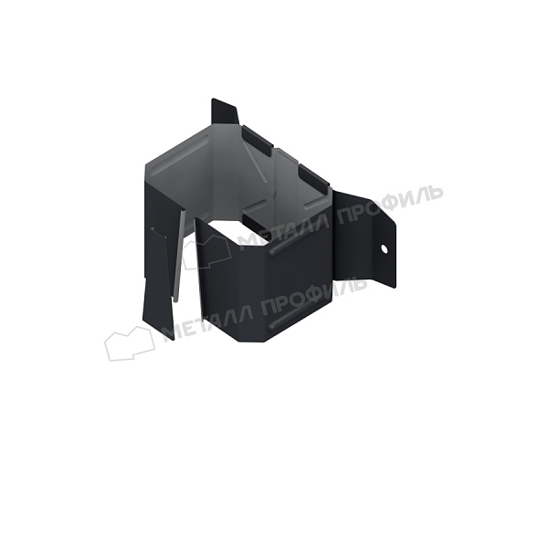 Держатель трубы (на дерево) Металл Профиль БЮДЖЕТ 76х102 RAL 7024