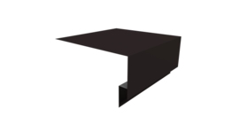 Планка околооконная сложная Экобрус Grand Line 200х75х25 0,45 Drap RAL 9005 черный (3м)