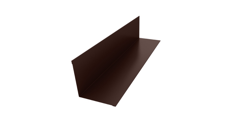 Угол внутренний 110х110 0,5 Drap RAL 8017 шоколад (2м)