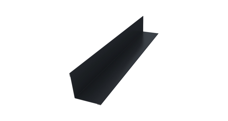 Угол внутренний 30х30 0,5 Satin с пленкой RAL 7024 мокрый асфальт (2м)