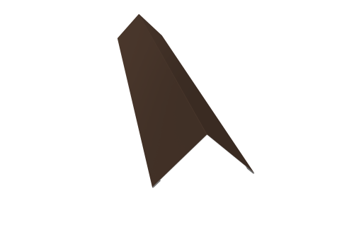 Угол внешний 110х110 0,5 Satin с пленкой RAL 8017 шоколад (2м)