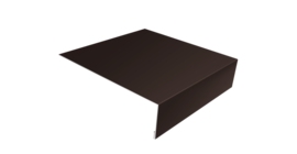 Планка лобовая/околооконная простая 190х50 0,5 Drap TX RR 32 темно-коричневый (2м)