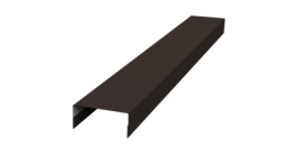 Крышка 30х15 жалюзи Texas 0,45 Drap RR 32 темно-коричневый (3м)