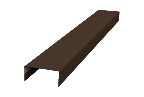 Крышка 30х15 жалюзи Texas 0,5 Drap TX RAL 8017 шоколад (2м)