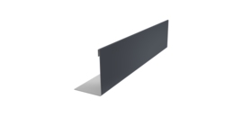 Нащельник 150 Texas 25х35 0,5 PurPro Matt 275 RAL 7024 мокрый асфальт (L1,5)