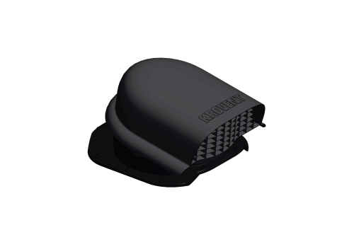 Вентиль кровельный Krovent KTV-Cascade черный