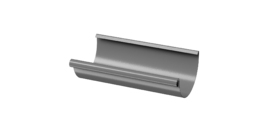 Желоб водосточный полукруглый 3 м Stal Standard, темно-серый