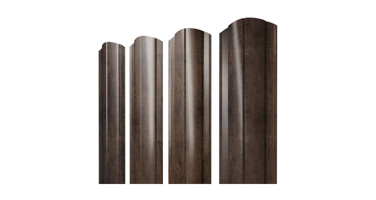 Штакетник Круглый фигурный 0,45 Print-Double Elite Antique Wood